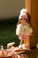 Ubranko dla lalki Paola Reina różowe z futerkiem